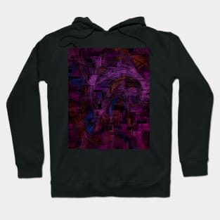 Glitching abstract Hoodie